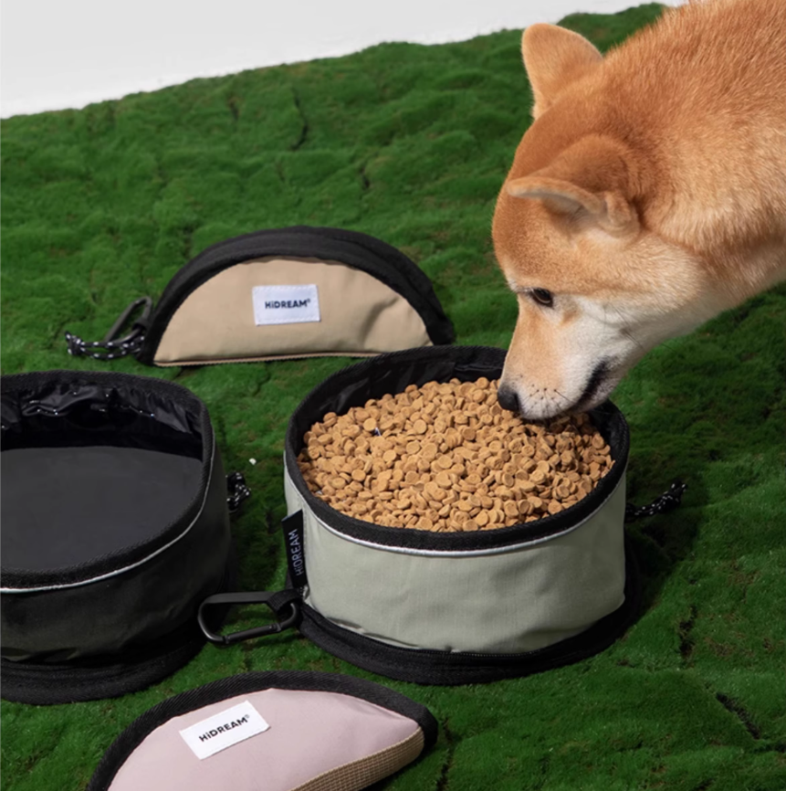 Foldable Waterproof Nylon Pet Bowl